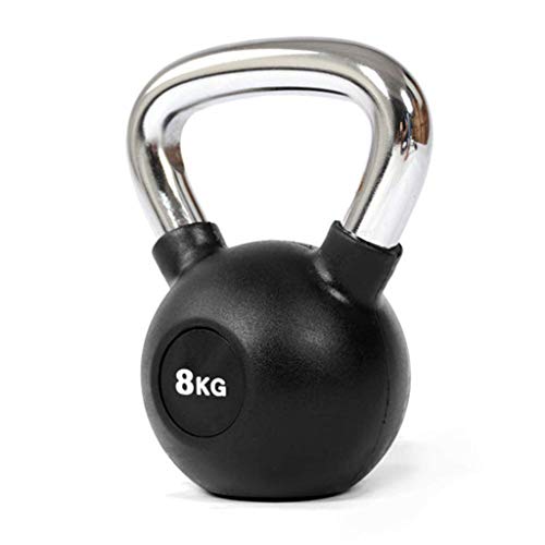 DSHUJC Kettlebells Paquete Individual, Peso único, diseño de Mango de Acero Inoxidable Gimnasio en casa para Entrenamiento de Fuerza