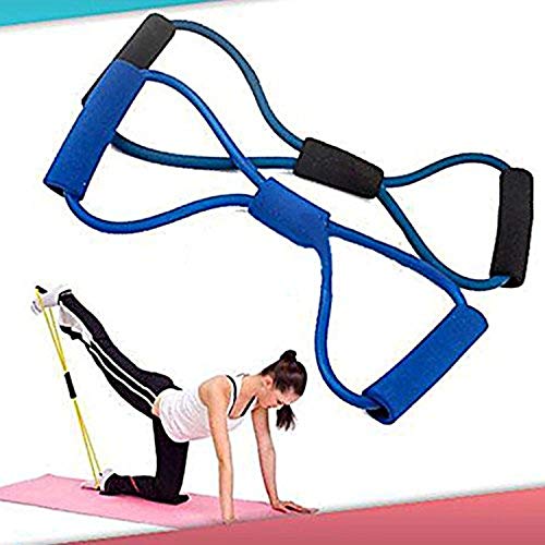 Ducomi Banda de Resistencia Elástica con Asas para Mujer y Hombre - Entrenamiento Funcional de Piernas, Glúteos y Brazos - Elástico para Deporte, Fitness, Crossfit, Gimnasio en Casa, Pilates, Yoga