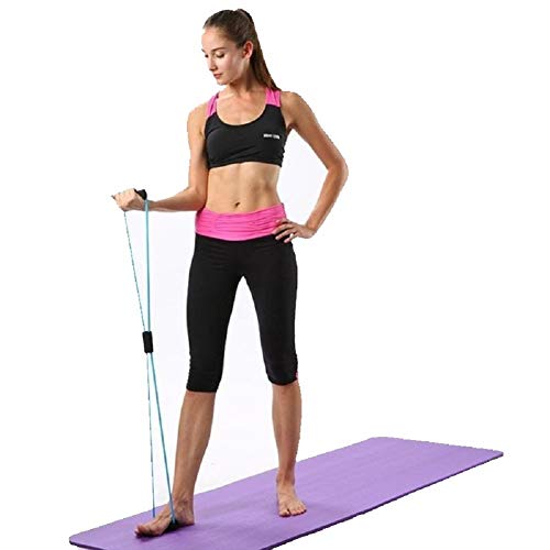 Ducomi Banda de Resistencia Elástica con Asas para Mujer y Hombre - Entrenamiento Funcional de Piernas, Glúteos y Brazos - Elástico para Deporte, Fitness, Crossfit, Gimnasio en Casa, Pilates, Yoga