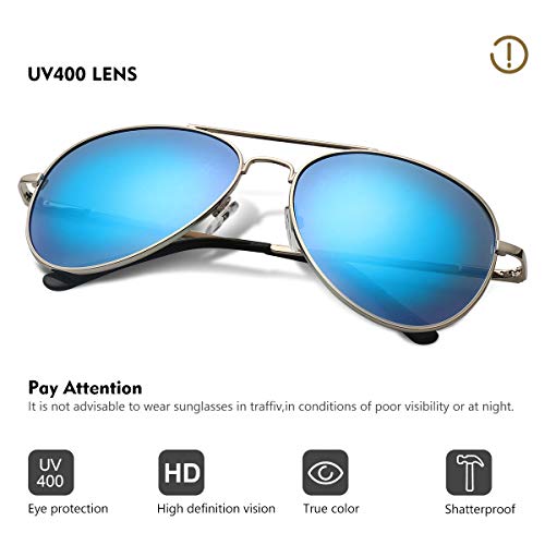 Duduma Lente Antirreflejante Completo UV400 Gafas de Sol con Diseño de Moda Retro Para Hombre y Para Mujer.