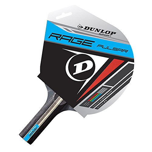 Dunlop Rage Pulsar 100 Pala de Ping Pong, Blanco