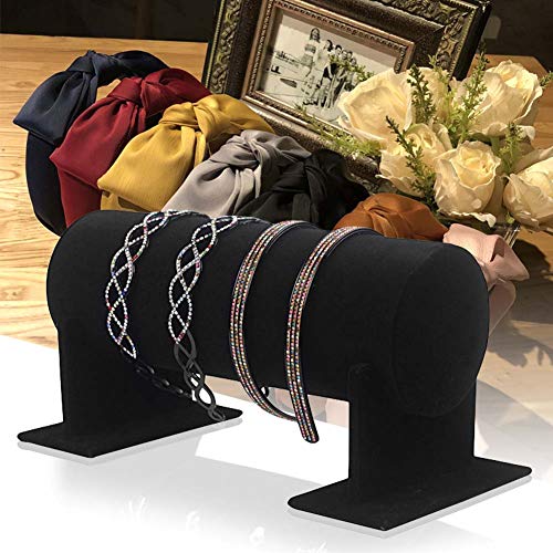 Duokon Diadema Rack Titular de la Pinza de Pelo Negro Diadema Organizador Soporte Holder Rack Pelo Joyería Accesorio de exhibición