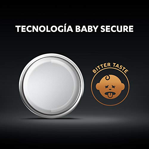 Duracell Pilas de botón de litio 2032 de 3 V, paquete de 2, con Tecnología Baby Secure, para uso en llaves con sensor magnético, básculas, elementos vestibles, dispositivos médicos DL2032/CR2032