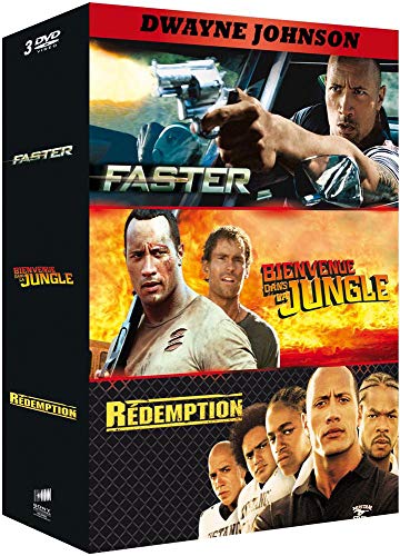 Dwayne Johnson : Faster + Bienvenue dans la jungle + Rédemption [Francia] [DVD]