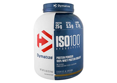 Dymatize ISO 100 Gourmet Chocolate 2,2kg - Hidrolizado de Proteína de Suero Whey + Aislado en Polvo