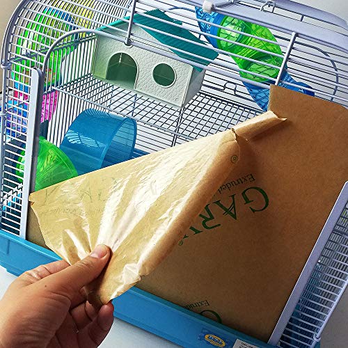 DZL® Jaula para Hamster(39.5X29.5X38CM) Color Azul/Purpura/Rojo se Entrega al Azar,Aviso Importante: el metacrilato Lleva un Protector de Papel Que se Quita!