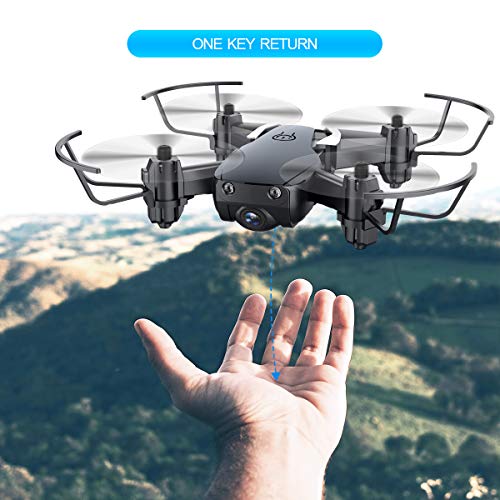 EACHINE E61HW, Mini Drone para Niños con Cámara, RC Quadcopter 2.4G 6 Ejes Control de Altitud, Modo sin Cabeza, Control Remoto, Drone Trayectoría, FPV en Tiempo Real