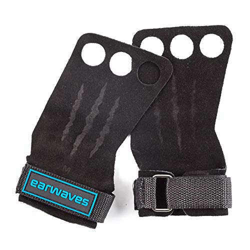 Earwaves ® Raptor Grips - Calleras Crossfit Cuero para Hombre y Mujer. Guantes para Calistenia, Halterofilia, Dominadas, Pull ups, Kettlebells, Gymnastics, etc