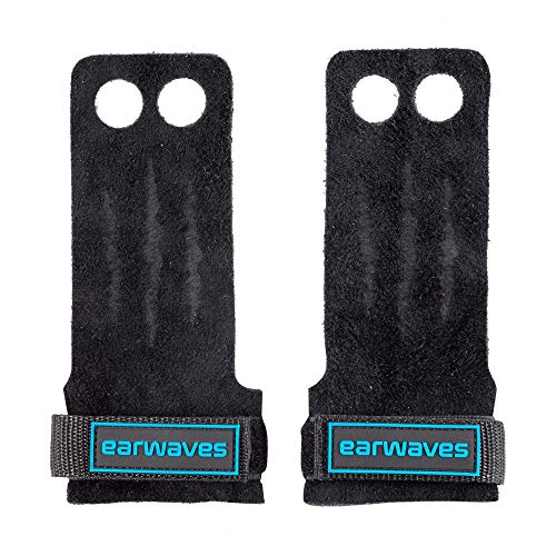 Earwaves ® Raptor Grips - Calleras Crossfit Cuero para Hombre y Mujer. Guantes para Calistenia, Halterofilia, Dominadas, Pull ups, Kettlebells, Gymnastics, etc