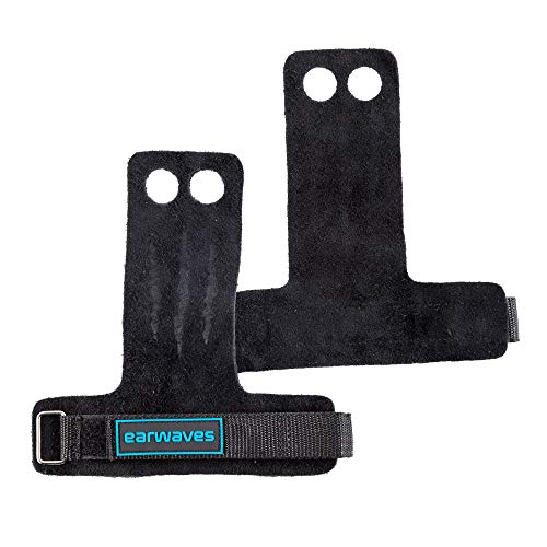 Earwaves ® Raptor Grips - Calleras Crossfit Cuero para Hombre y Mujer. Guantes para Calistenia, Halterofilia, Dominadas, Pull ups, Kettlebells, Gymnastics, etc