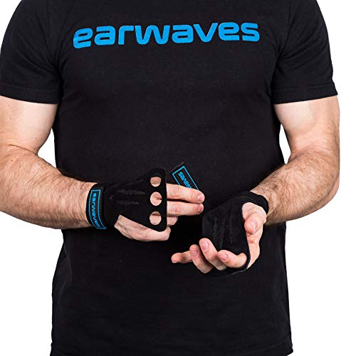 Earwaves ® Raptor Grips - Calleras Crossfit Cuero para Hombre y Mujer. Guantes para Calistenia, Halterofilia, Dominadas, Pull ups, Kettlebells, Gymnastics, etc