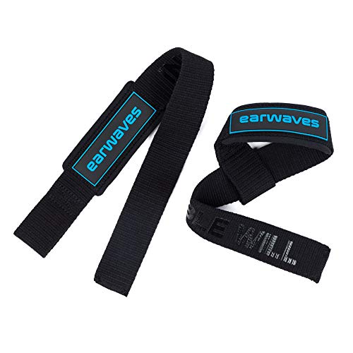 Earwaves ® X-Raisers Straps - Correas de Levantamiento para Halterofilia con protección de Neopreno y Gel para Las muñecas