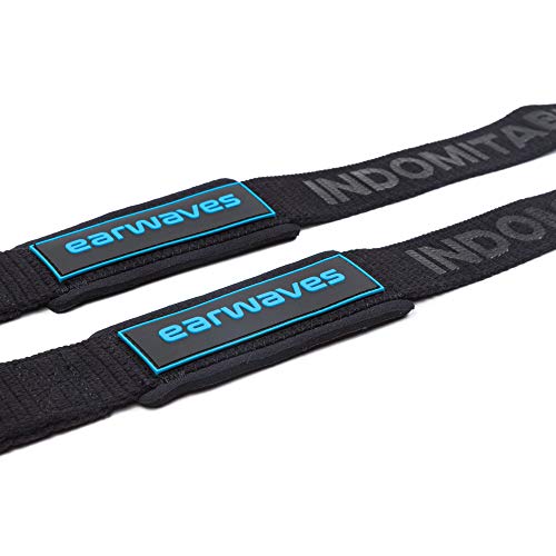 Earwaves ® X-Raisers Straps - Correas de Levantamiento para Halterofilia con protección de Neopreno y Gel para Las muñecas