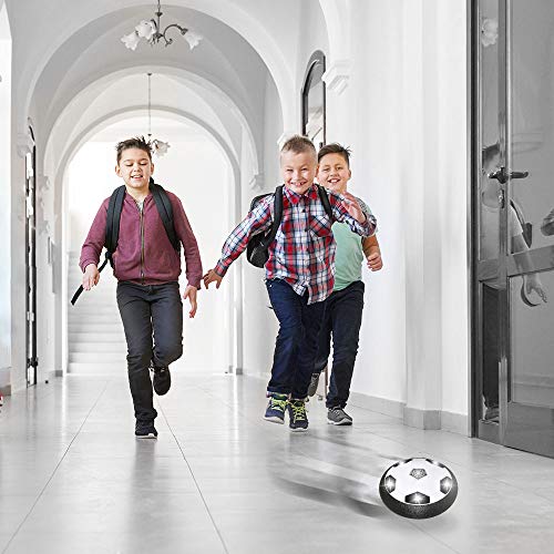 Easony Regalos Niño 3 4 5 6-12 Años，Juguetes para Niños de 3-12 Años Balón de Fútbol para niños Regalos para Niños Air Ball Juego Deportivo Regalos de Cumpleaños para niños de 3-12 años Niños Negro