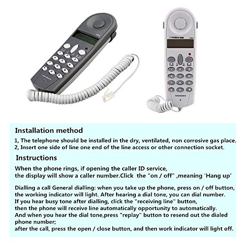 Ecloud Shop® Línea telefónica Teléfono Butt Test Tester Lineman Tool Cable Set (gris)