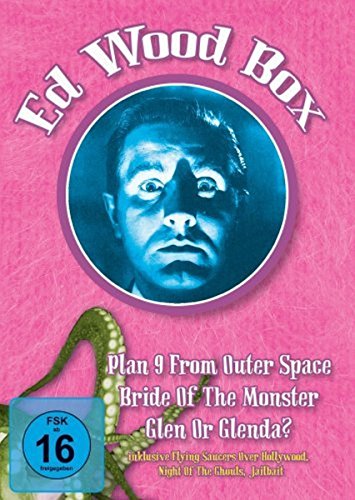 Ed Wood Box (Plan 9 from outer Space, Glenn or Glenda?, Bride of the Monster + Bonusmaterial)(OmU) [3 DVDs] [Alemania]