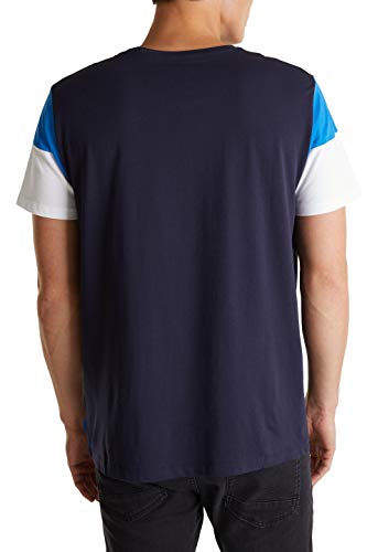 edc by Esprit 040cc2k319 Camiseta, 400/Navy, M para Hombre