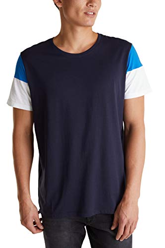 edc by Esprit 040cc2k319 Camiseta, 400/Navy, M para Hombre