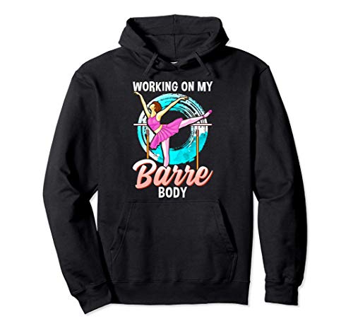 Ejercicio de Body Workout de Barre Ballet Ejercicio de Pilat Sudadera con Capucha