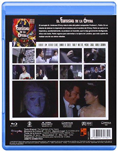 El Fantasma de la opera [Blu-ray]