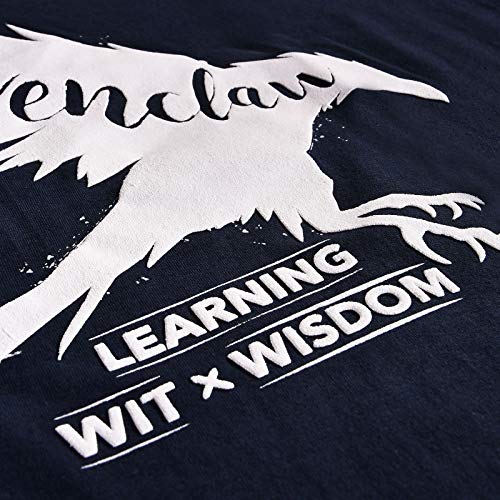 Elbenwald Camiseta para Hombre Harry Potter Ravenclaw House Pride Algodón Azul - S