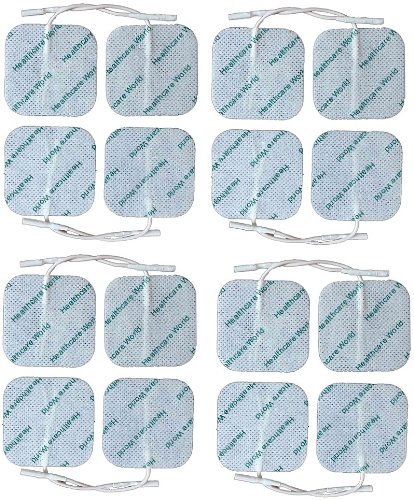 Electrodos Para TENS EMS Electroterapia Cuadrado TENS Electrodos x 16 Prorelax Dittmann Sanowell Saneo Sport Sanoe Vital