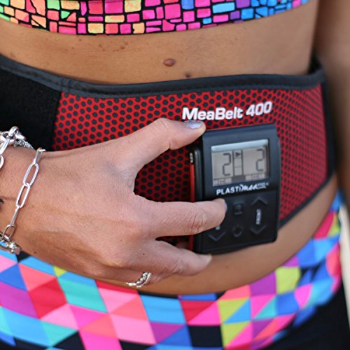 Electroestimulador Abdominal Muscular Gluteos Cinturon Adelgante Hombre y Mujer MEABELT 400 Cinturón Musculación Vientre plano Adelgazar Abdomen Brazo Piernas Gluteos Digital Masaje TENS EMS Abs Trainer