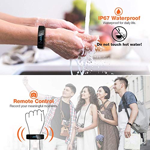 ELEGIANT Pulsera de Actividad Inteligente Reloj Deportivo IP67 para Hombre Mujer con GPS Monitor de Sueño Podómetro Contador Notificación Whatsapps Facebook Llamadas iPhone Huawei Xiaomi Android …