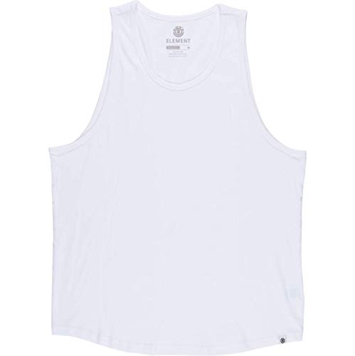 Element Basic Tank Tees, Hombre, Optic White, L
