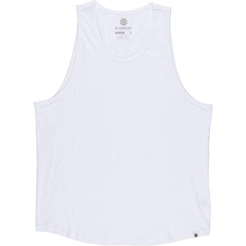 Element Basic Tank Tees, Hombre, Optic White, L