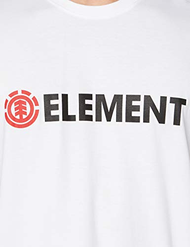 Element Blazin SS Camisetas, Hombre, Blanco (Optic White), XS