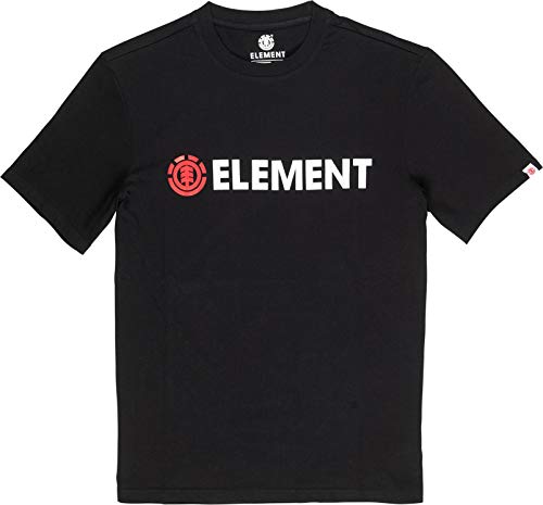 Element Blazin SS Tees, Hombre, Flint Black, XL