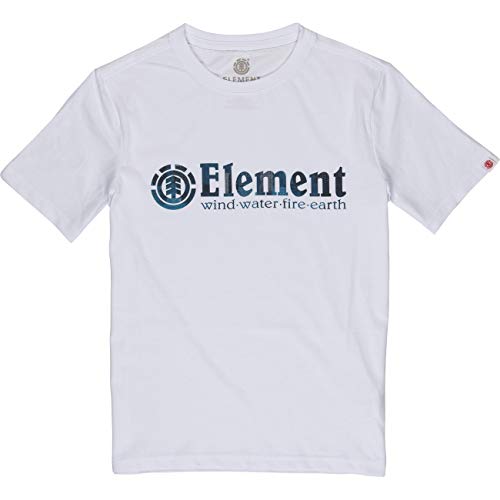 Element Boro Boys - Camiseta de manga corta Optic White 14 años
