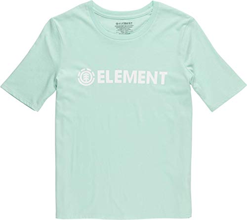 Element - Camiseta con logotipo para mujer, color negro Brook Green M