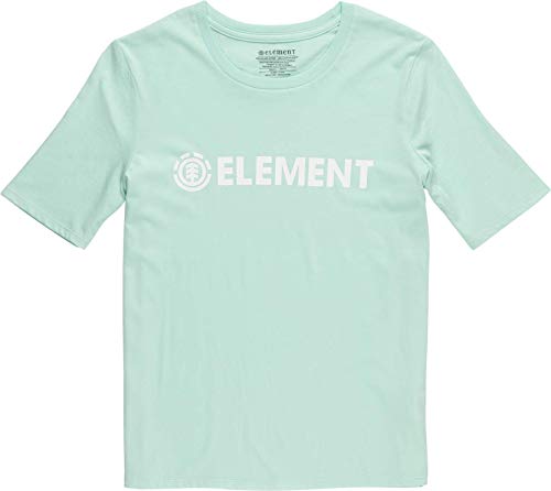 Element - Camiseta con logotipo para mujer, color negro Brook Green XS