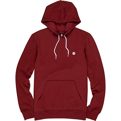 Element Cornell Classic Ho Sudadera con Capucha, Hombre, Rojo (Granate), S