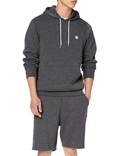 Element Cornell Classic Ho-Sudadera para Hombre Capucha, Gris (Charcoal Heathe), L