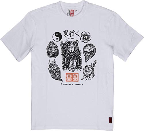 Element Flash - Camiseta para hombre Color blanco. XL