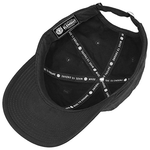 Element FLUKY Dad Cap - Gorra, All Black, One Size