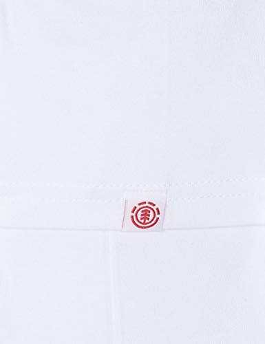 Element Glimpse Icon SS Boy tee Shirt, Niños, Optic White, 4