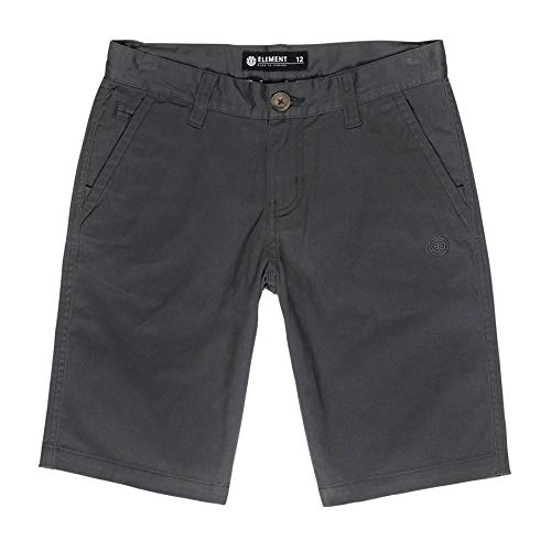 Element Howland Classic - Pantalones cortos para niños Gris Asfalto 14 Años