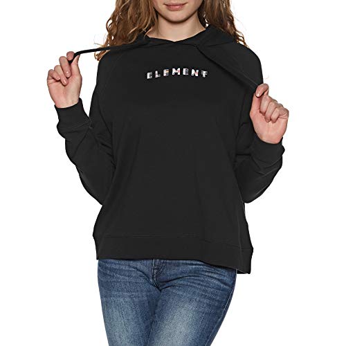 Element Modern Hood - Sudadera con Capucha para Mujer Negro S