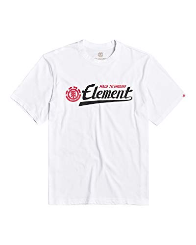 Element Signature SS Tees, Hombre, Optic White, S