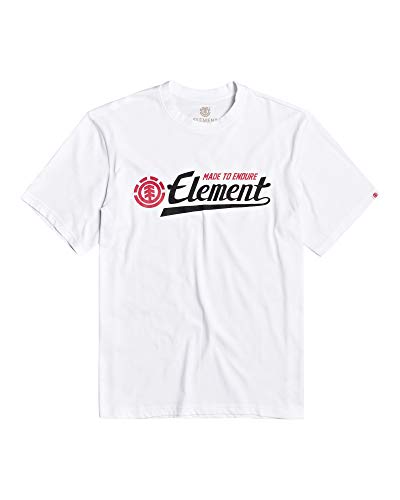 Element Signature SS Tees, Hombre, Optic White, S