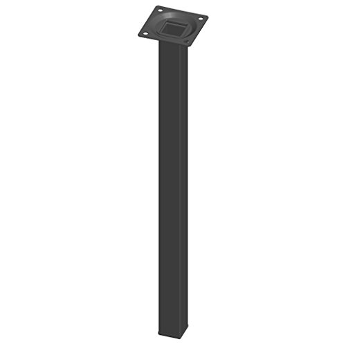 Element System 11101-00038 Pie para muebles, negro, 40 cm