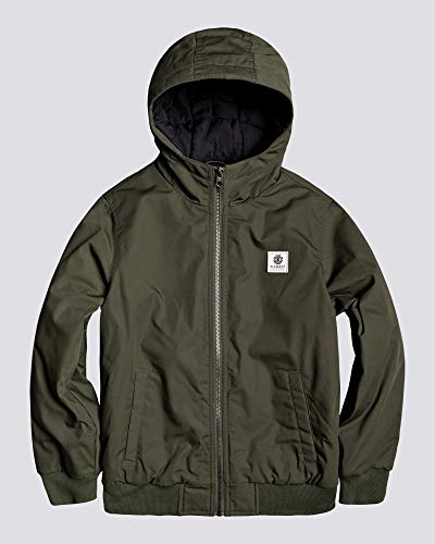 Element Wolfeboro Dulcey-Chaqueta Resistente al Agua para Chicos Parka, Niños, Forest Night, 16