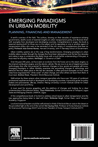 Emerging Paradigms in Urban Mobility: Planning, Financing and Management
