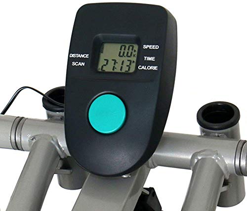 Entrenador elíptico Entrenador de máquina elíptica Equipo de ejercicio compacto Life Fitness para la oficina en casa Máquina de entrenamiento cardiovascular para el hogar(color:negro,tamaño:91x50.5x15