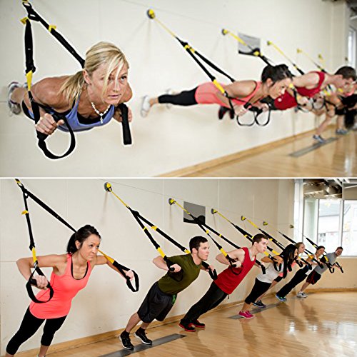 Entrenamiento en suspensión techo fijación para cualquier modelo de Soporte para montaje en pared / techo el gimnasio Home Cintas de suspensión Fitness Training