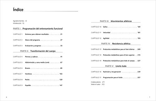 Entrenamiento funcional para transformar todo el cuerpo: Más de 100 workouts para mejorar la fuerza, el acondicionamiento físico y la funcionalidad.